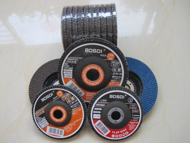 Flexible Flap Disc Angle Grinder Sanding Polishing Disc Wheel with Plastic Base Cup Abrasive Tools Flower-Shaped Flap Disc