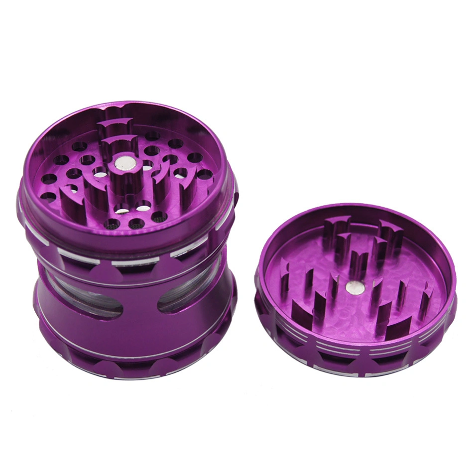 Jiju Customized Herbal Tobacco Grinder Portable Tobacco Aluminum Grinder