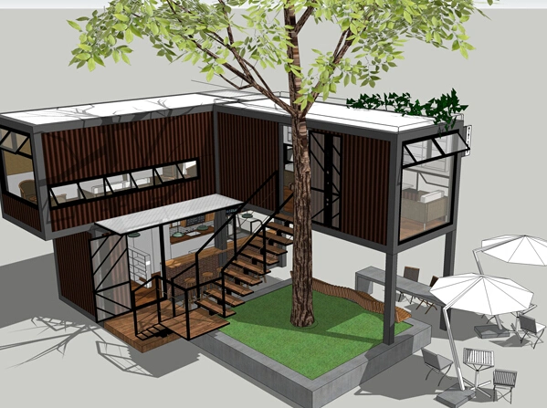 Light Weight EPS Sandwich Panel Container House