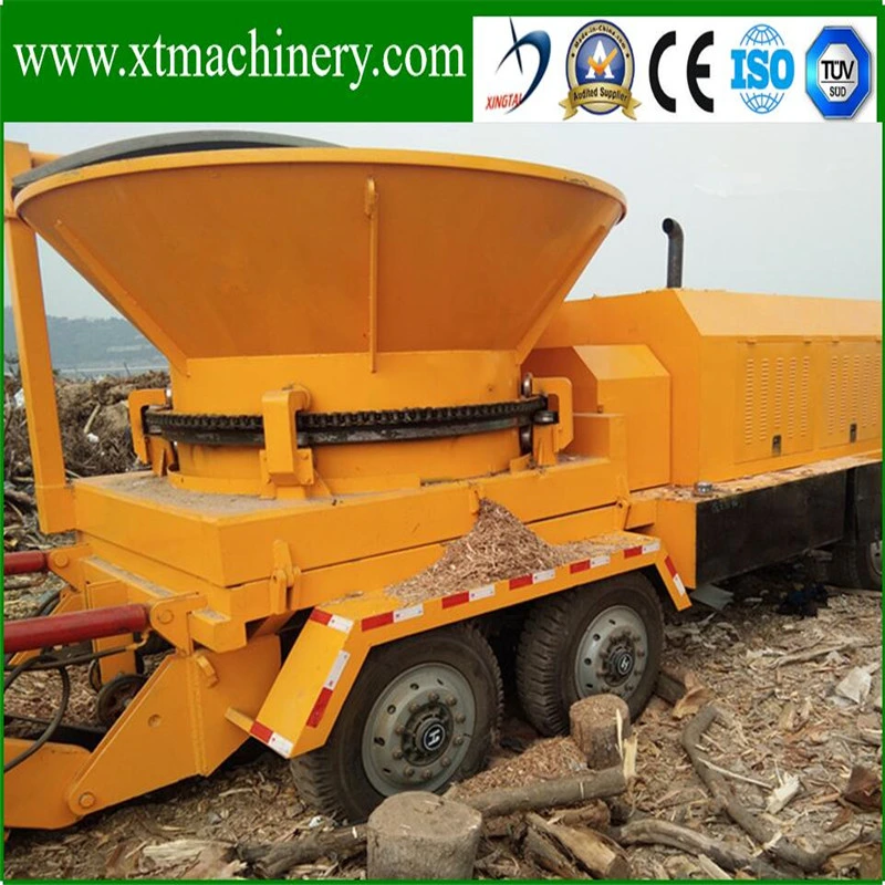 Rotary Cutting, Forestry Log, Wood Stump, Wood Root Chipper Grinder