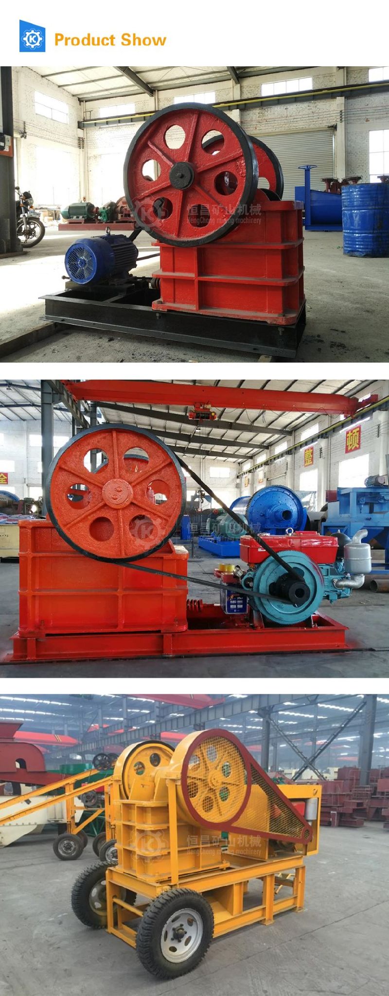 Mini Stone Jaw Crusher Rough Crusher Machine PE400X600mm Jaw Crusher Machine