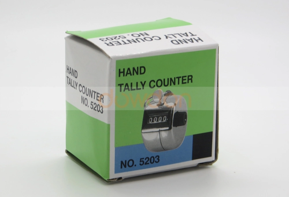 Digital Hand Tally Counter 4 Digit Number Hand Held Tally Counter Manual Counting