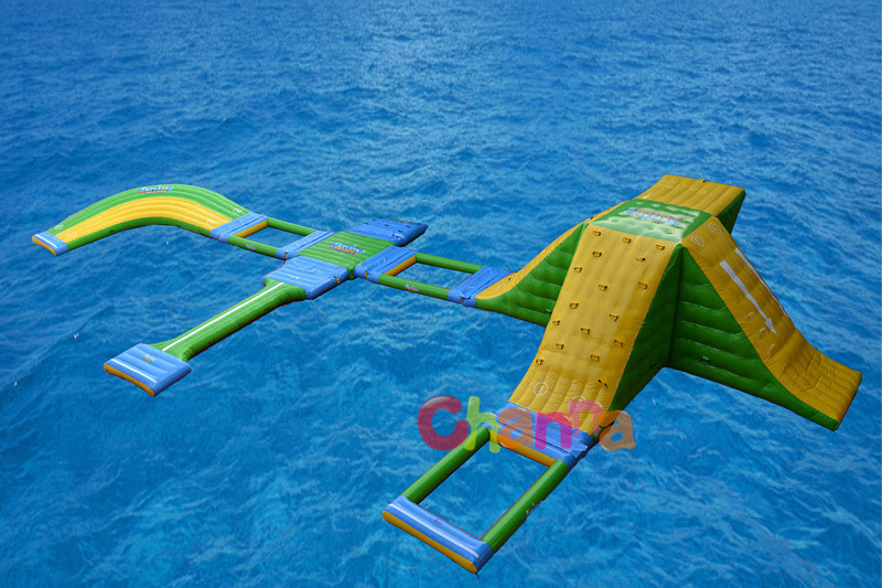 Giant Inflatable Water Park for Adults, Inflatable Floating Water Park