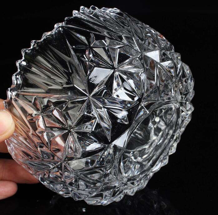 Wholesale Large Crystal Transparent Glass Candy Jar