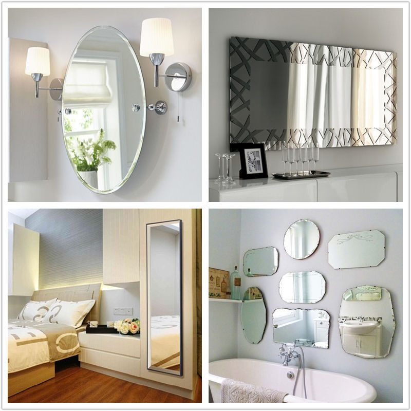 Modern Style of Silver Mirror and Clear Float Glass Aluminum Mirror