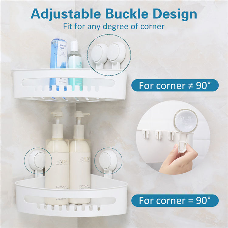 Shelf Bathroom Storage Organizer Rack Bathroom Shower Shelf Corner Shower Basket