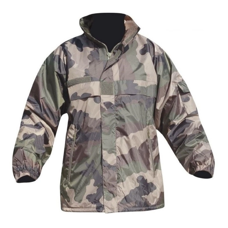 Men's Camo Printing Tactical Military Outdoor Rain Jacket with Hood
