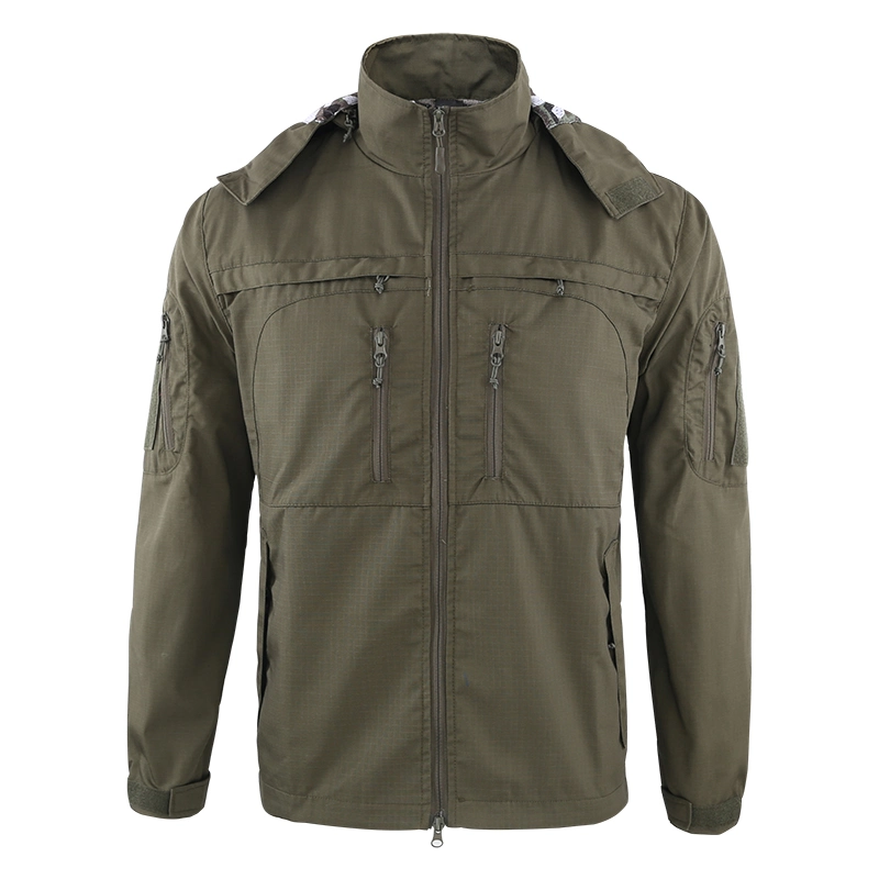 Waterproof Digital Camouflage Army Tactical Gear Rain Coat Jacket