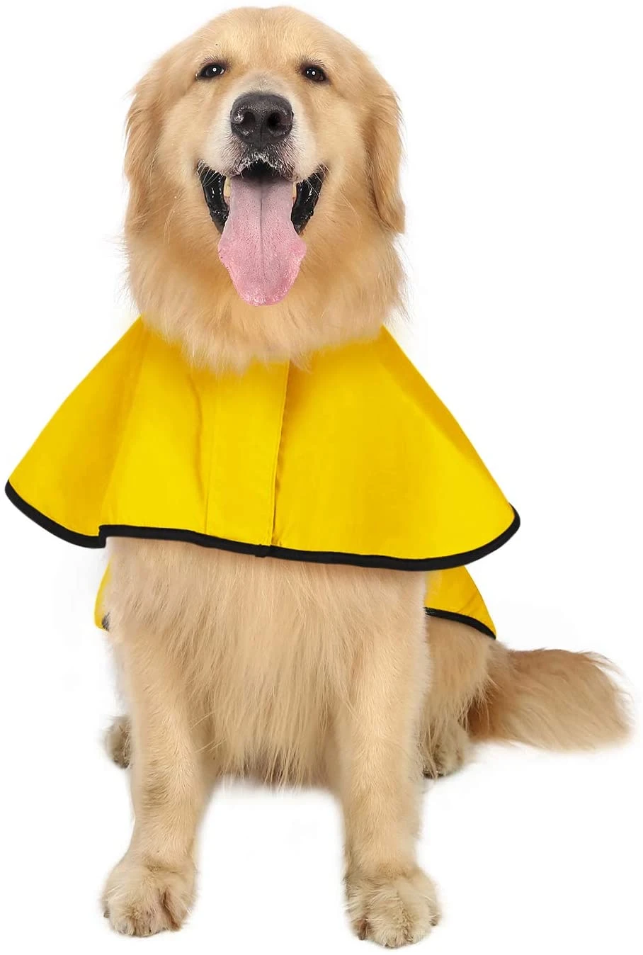 Dog Raincoat Hooded Slicker Poncho for Small to XL Dogs and Puppies