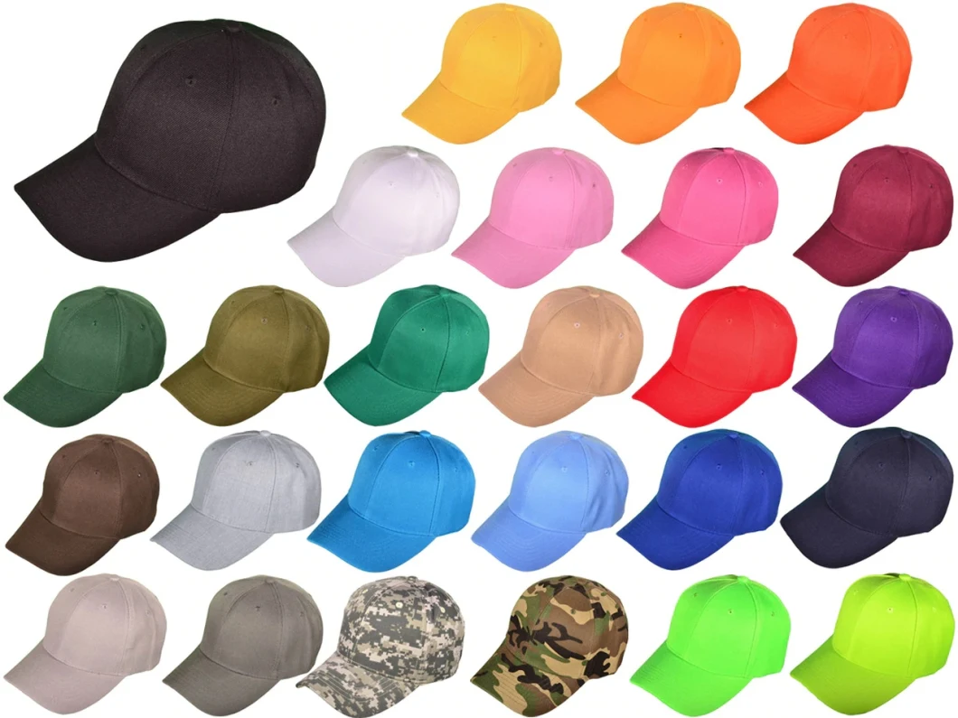 Wholesale OEM Kid Womens Ladies Plain Black Blank 5 Panel Polo Baseball Caps Hat Price Supplier