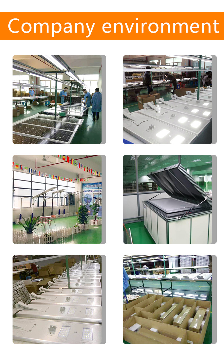 40W Solar Powered Street Light with Time and Light Control