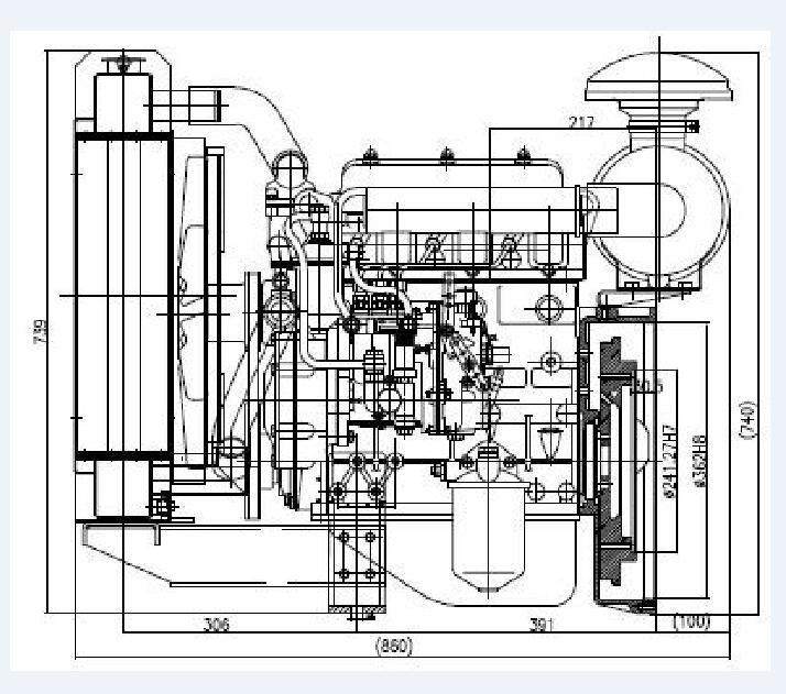 QC380q (DI) Diesel Engine for Fire Fighting Pump, Water Pump