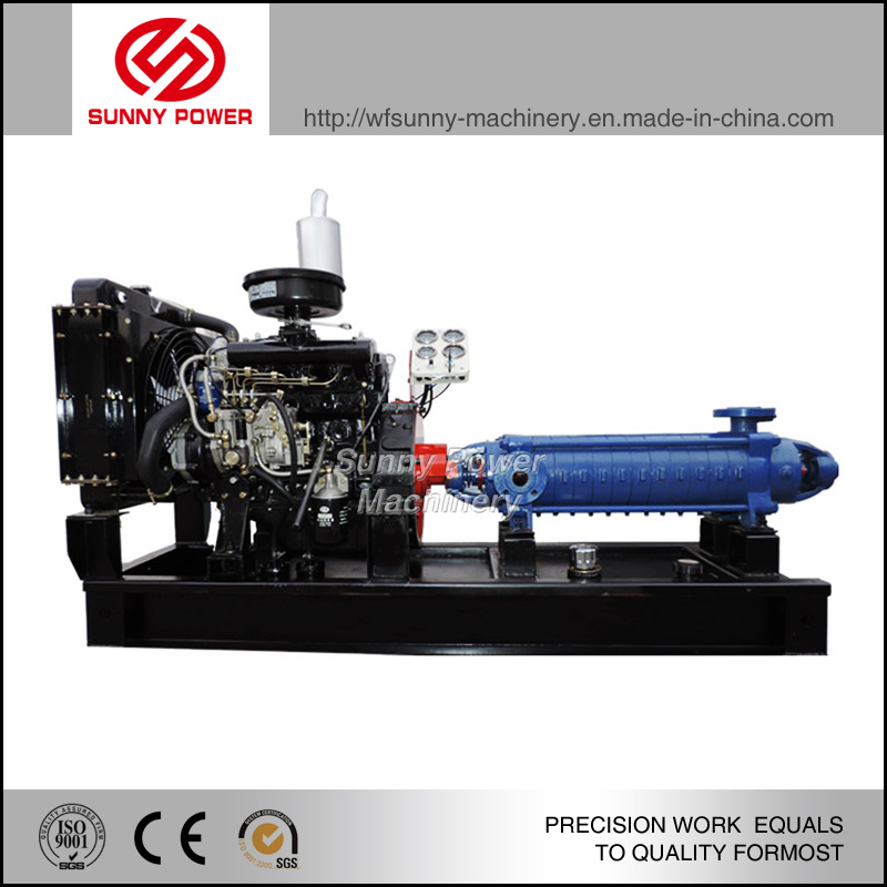 6 Inch Diesel Engine Driving Fire Fighting Pump Outflow 155m3/H