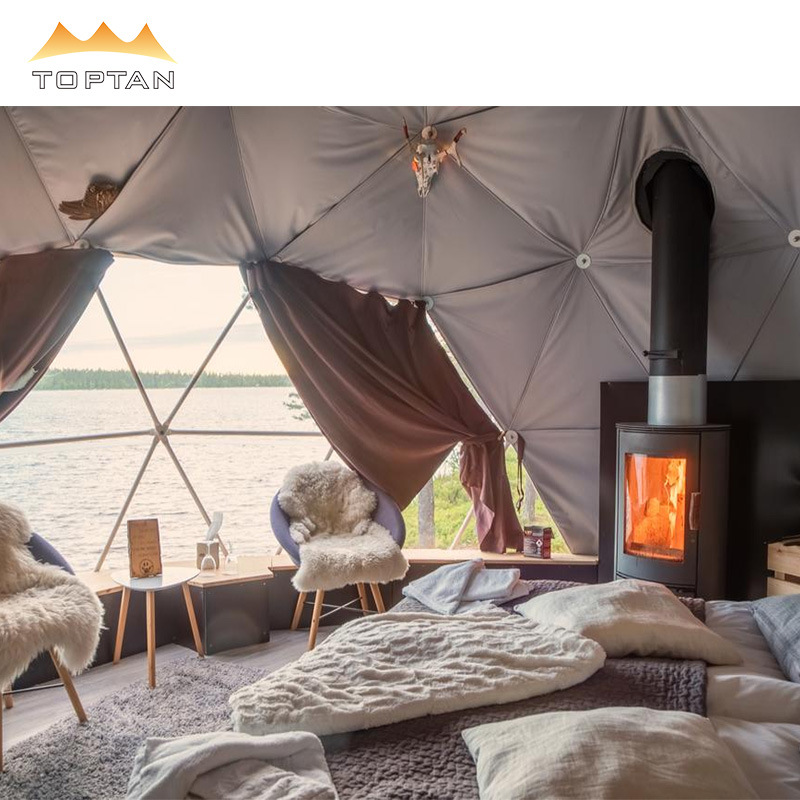 5m Geodesic Dome House Tent Camping Outdoor Glamping Tents