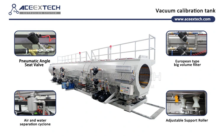 Single Screw Extruder Plastic HDPE/LDPE/PE Gas Pipe Extruder Production Line