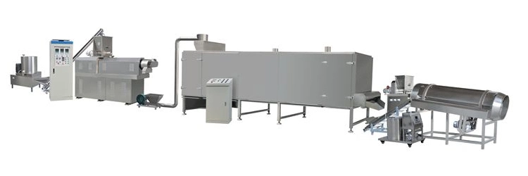 Double Screw Extruder Puffed Snack Twin Screw Inflating Machine Corn Extruded Snacks Making Machine Price