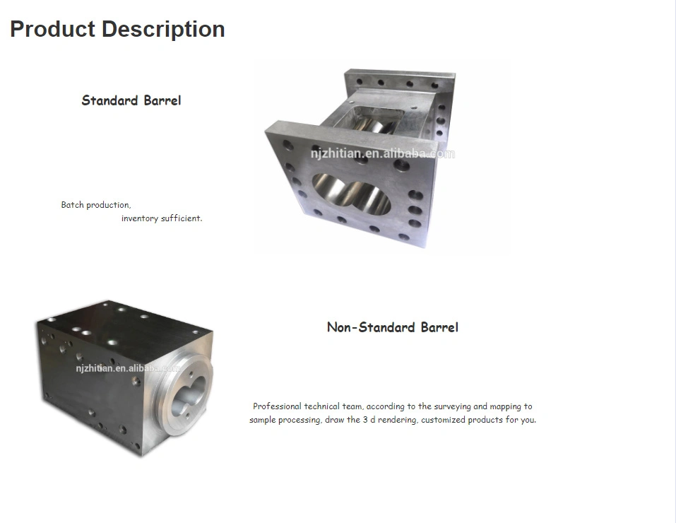 Leistritz Extruder Screw Barrel Segment / Coperion Twin Screw Extruder Screw Barrel