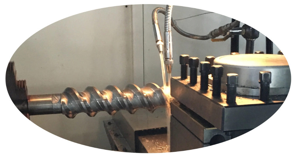 PP PE PVC ABS Coperion Plastic Machine Twin Screw Extruder Screw Barrel Screw Element