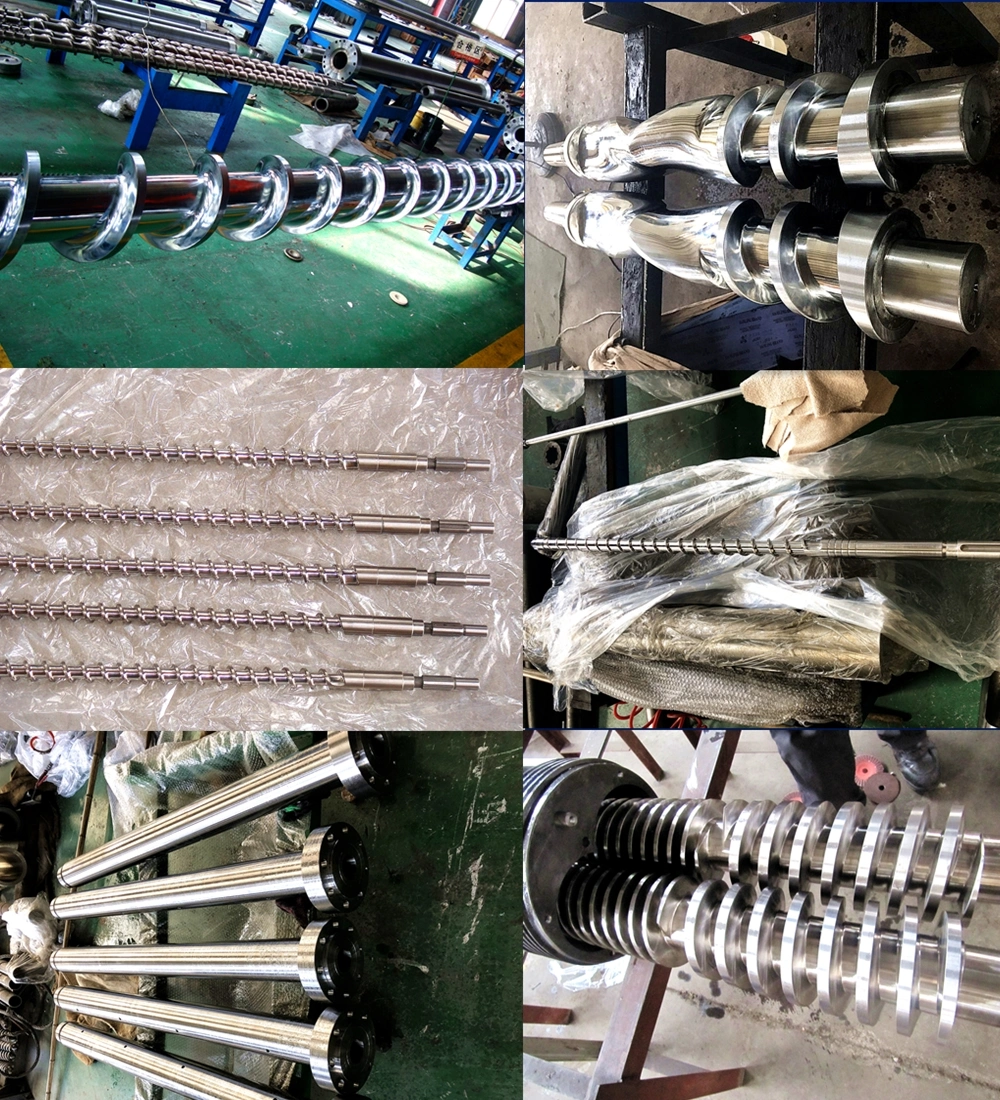 Bimetallic Conical Twin Screw Barrel/Barrel with SKD Inner Case for Extruder/Bimetallic Double Screw Barrel