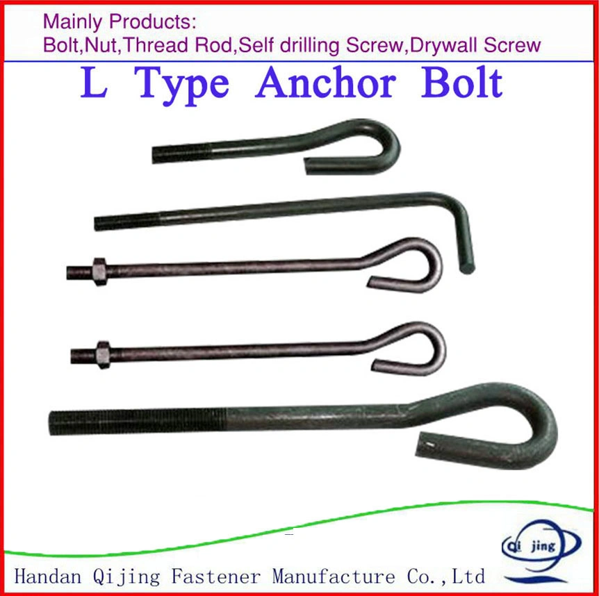 Building Hardware Anchor Bolts and Anchor Rods/Galvanized Foundation Bolt/L Anchor Bolts