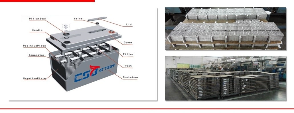 Csbattery 6V 200ah/225ah/310ah/380ah/420ah Valve-Regulated-Sealed Lead-Acid Battery for Solar/Power-Tool/Electric-Scooter/Bicycle/Vehicle/Pack/Trojan/Csg