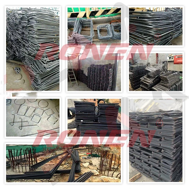 High Efficiency Cutting / Bending Auto PLC CNC Wire Stirrup Rebar Bending Machine Supplier