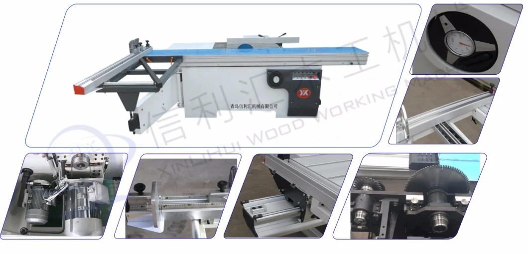 PVC/ MDF/ Acrylic Tilting Precision Table Saw Horizontal Sawing Machine/ MDF Cutting Machine