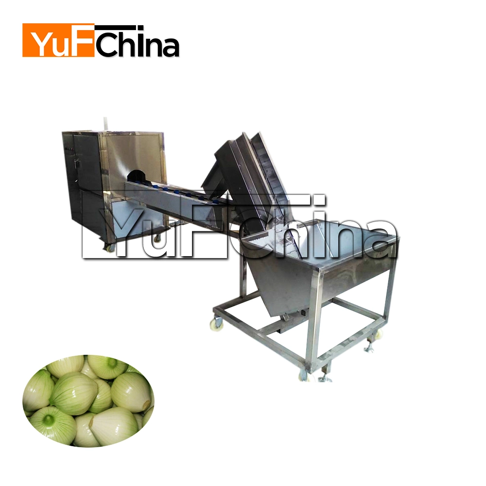 Yufchina Onion Peeling Machine/Onion Root Cutter Machine