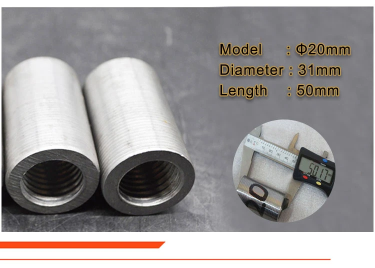 16-40 mm Reinforcing Bar Splicing Steel Rebar Connector Fast Coupler