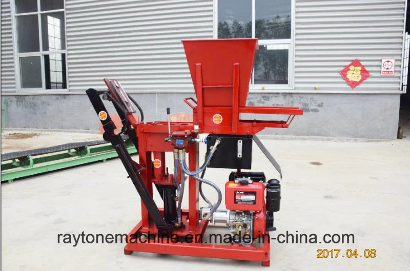 Construction Machine Hy2-25 Electric Type Clay Hollow Interlocking Brick Making Machine