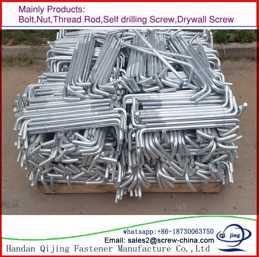 Building Hardware Anchor Bolts and Anchor Rods/Galvanized Foundation Bolt/L Anchor Bolts