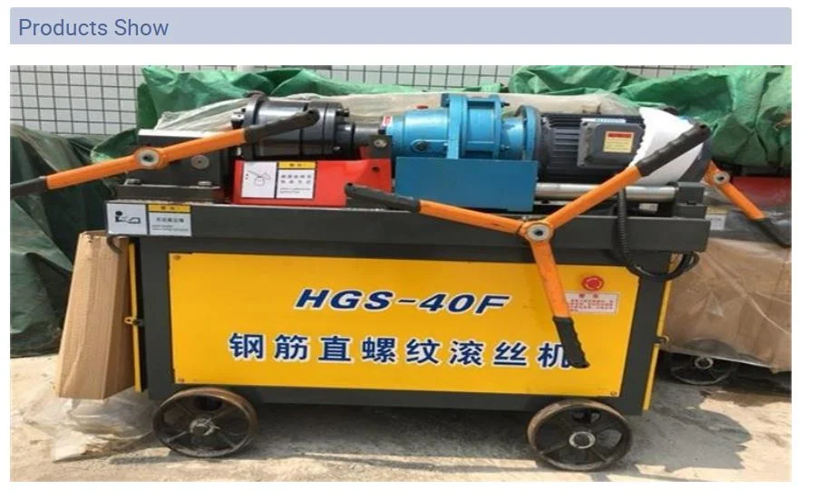 New Portable Bar Peeling Thread Rolling Rebar Threading Machine