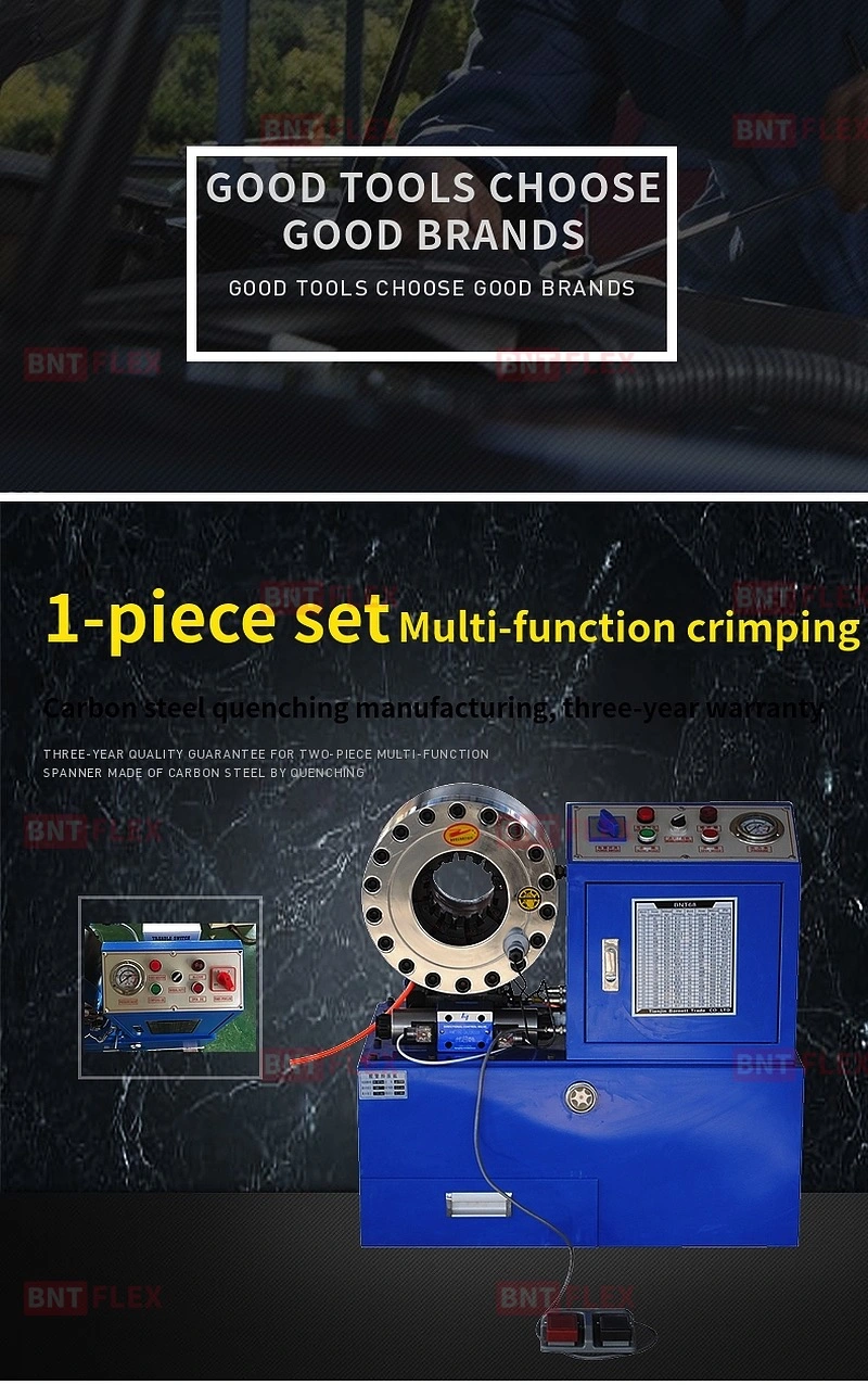 Trade Assurance Hydraulic Hose Crimping Machine Brake Hose Crimping Machine/High Pressure Hose Crimping Machine