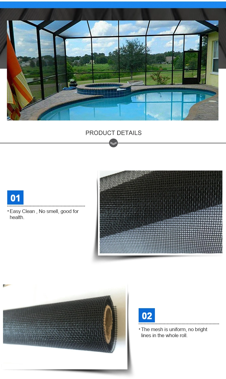 New Improved Products Heavy Duty Polyester Mesh Screens Phifer Tuff Screen Privacy Screen for Pool Enclosure