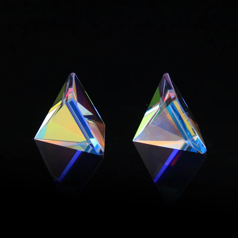 Pyramid Gift K9 Optical Glass Colorful Pyramid Cube Prism