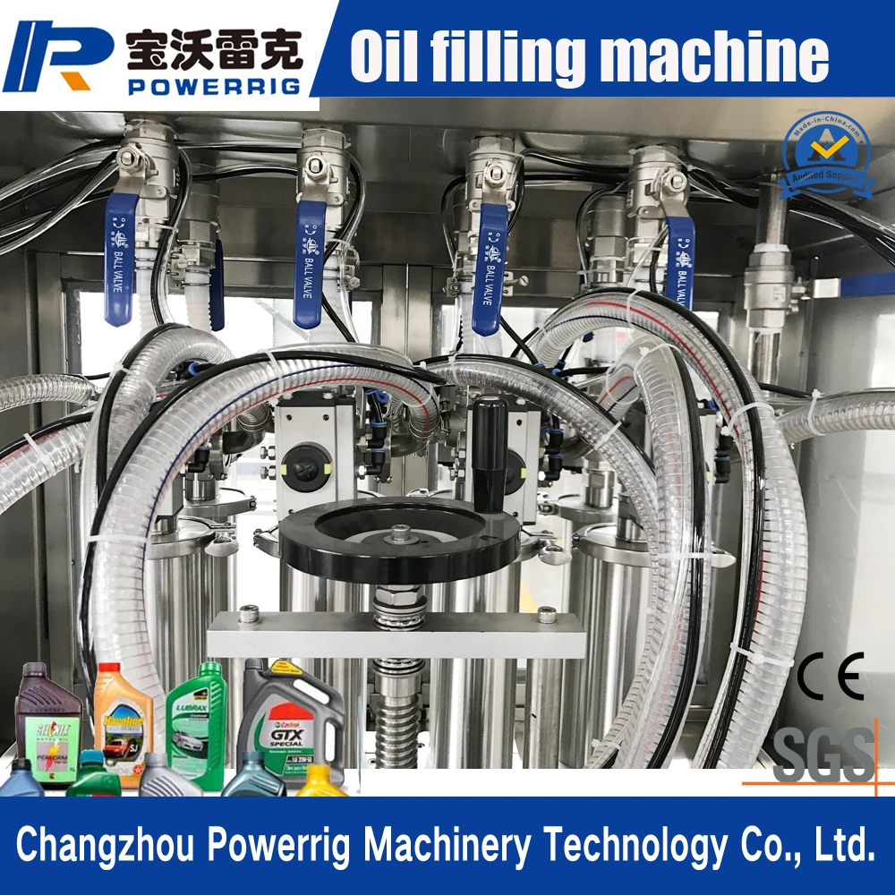 Touch Screen Control Liquid Filling Machine for Car Oil and Lube Oil