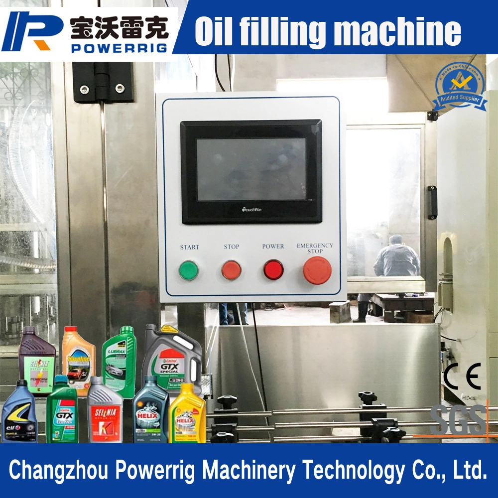 Touch Screen Control Liquid Filling Machine for Car Oil and Lube Oil