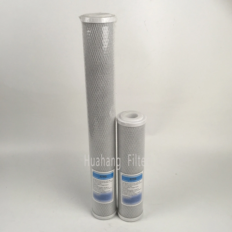 Reverse osmosis water filter cartridge activated carbon water filter element