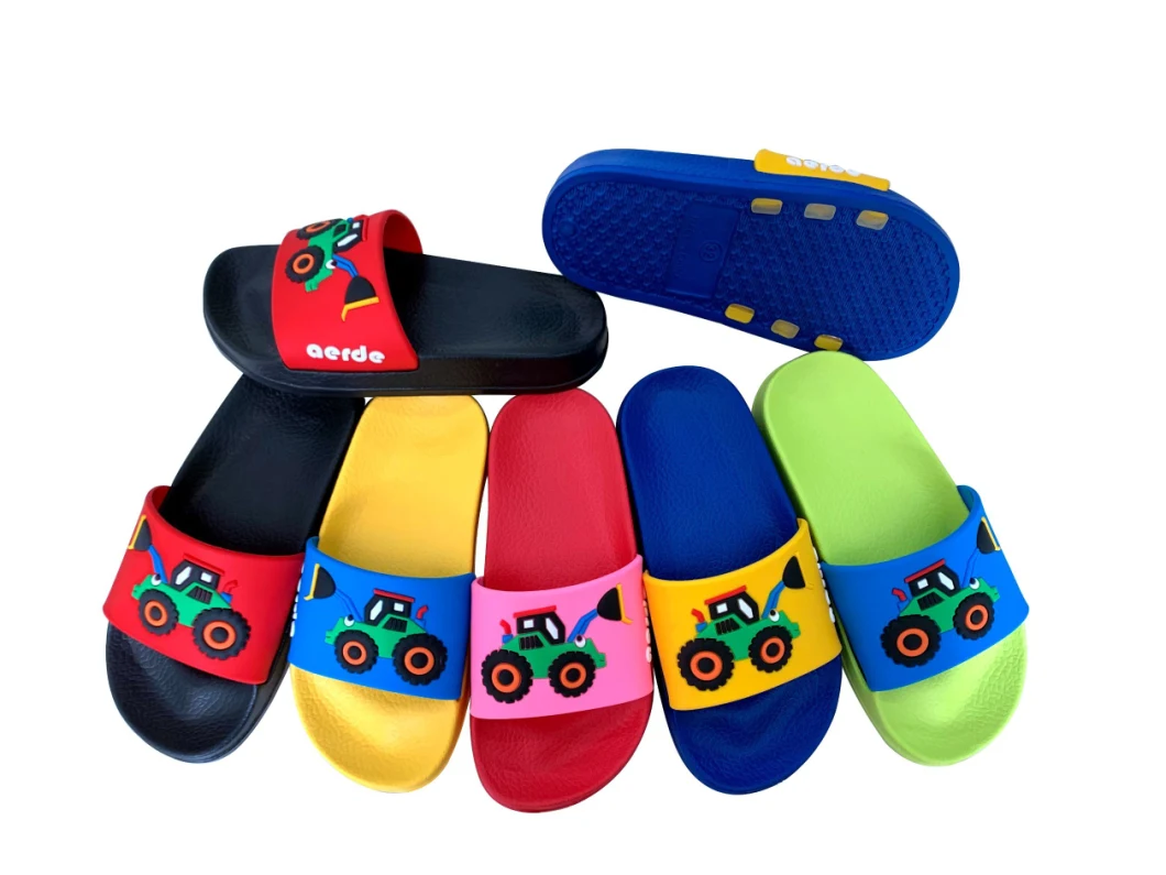 Summer Cartoon Kids Slippers Boys Non-Slip Breathable Children's Sandals