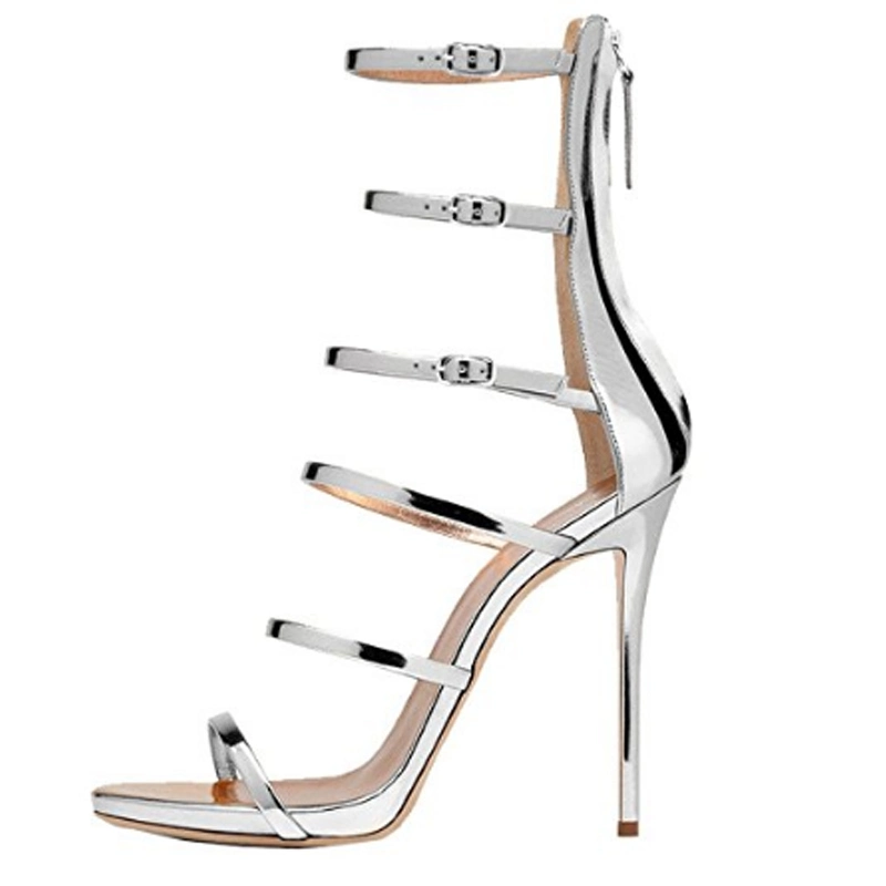 Women Sexy Strappy Gladiator Wedding Sandals High Heel Stiletto Shoes