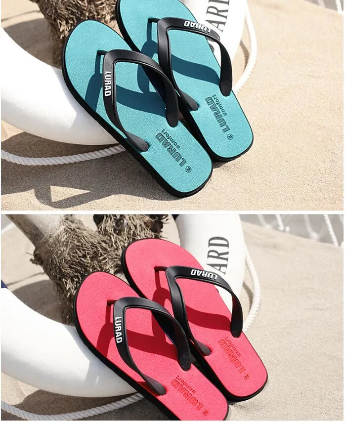 EGO Slippers Flip-Flops High Quality Men's Beach Sandals Fashion Slippers