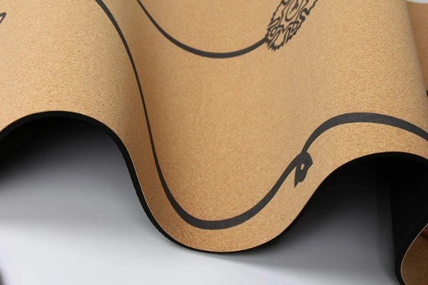 Non Slip Eco Custom Eco Friendly Pilates Cork Yoga Mats