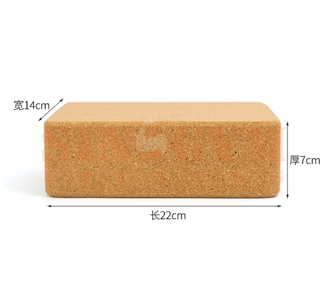 Body Building Cork Yoga Pilates Block or Yoga Bricks