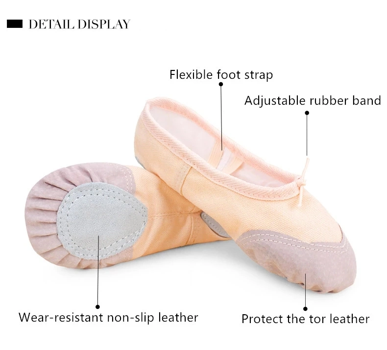 Cheapest Foldable Leather Head Ballerina Dance Shoes Ballet Flats Shoes