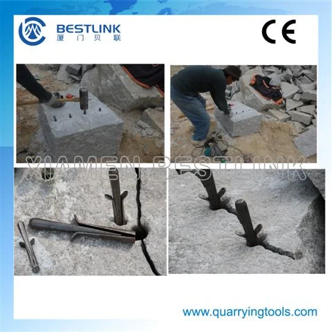 Bestlink Manual Wedges Hand Splitter Shims and Wedges Plugs and Feathers for Quarry