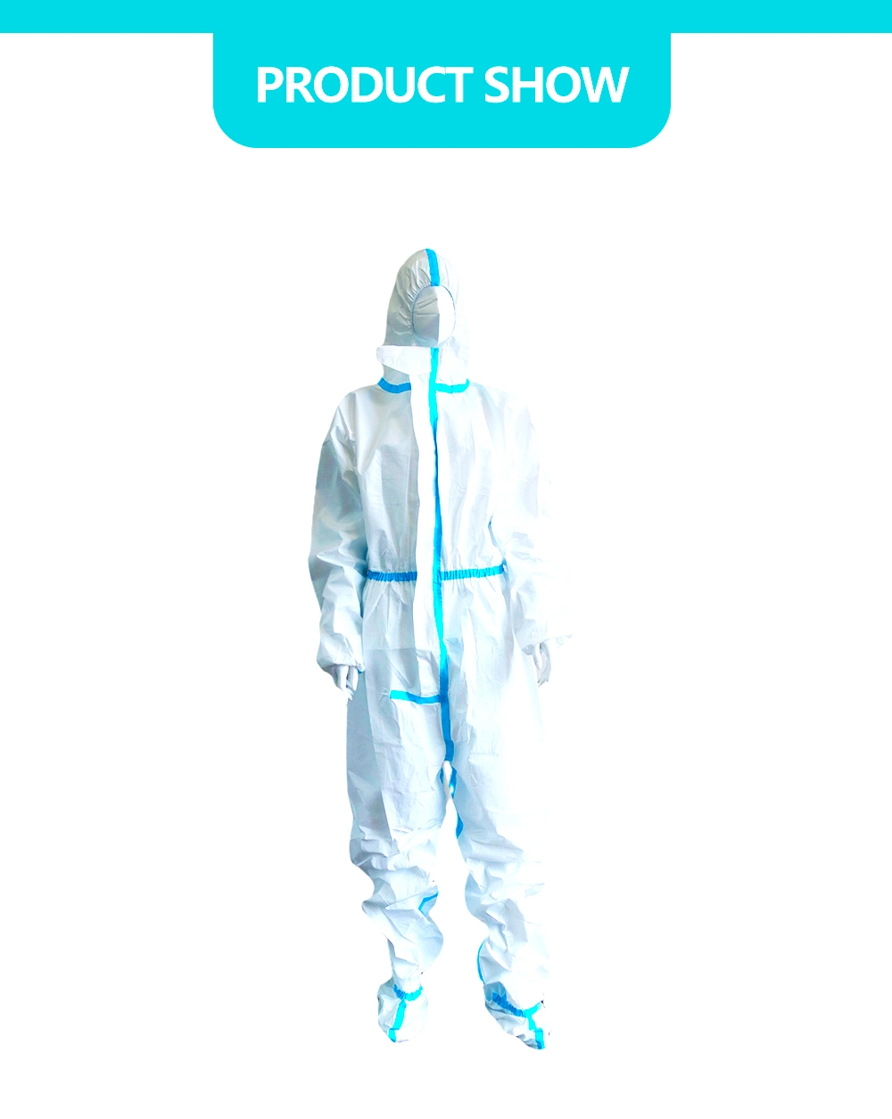 Tyvek Disposable Coveralls with Hood and Booties