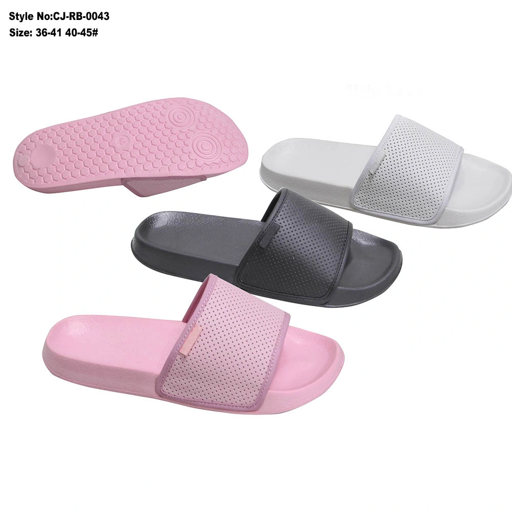 New Design Outsole Slide Sandal OEM/ODM Custom Black Beach Slipper