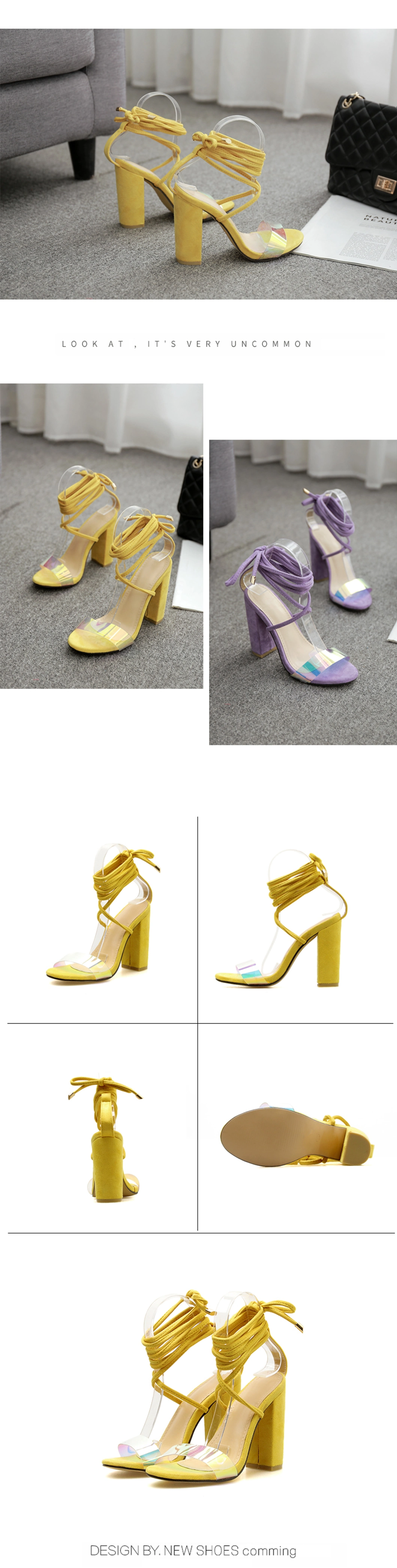 New Trend, High-Quality High Heels, Fashion Ladies Sexy Strappy Sandals