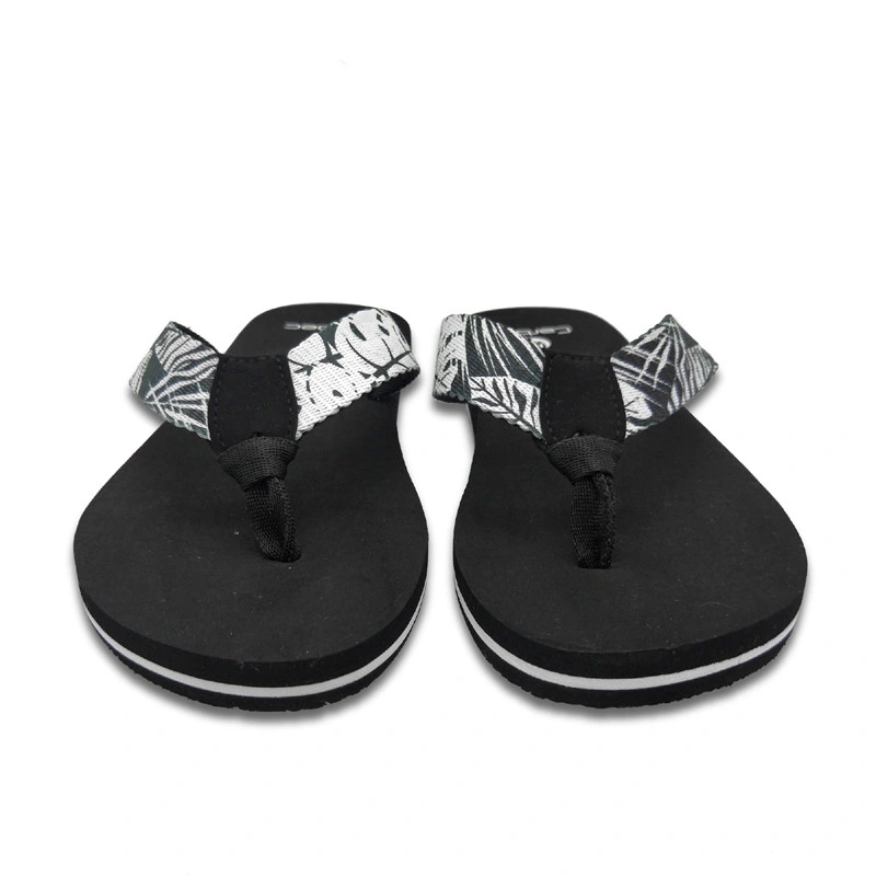 Wholesale Bulk Buy Summer Men Simple Flip Flops Sports Fabric Slippers Light Beach Sandals High Quality Slip on Flip Flops
