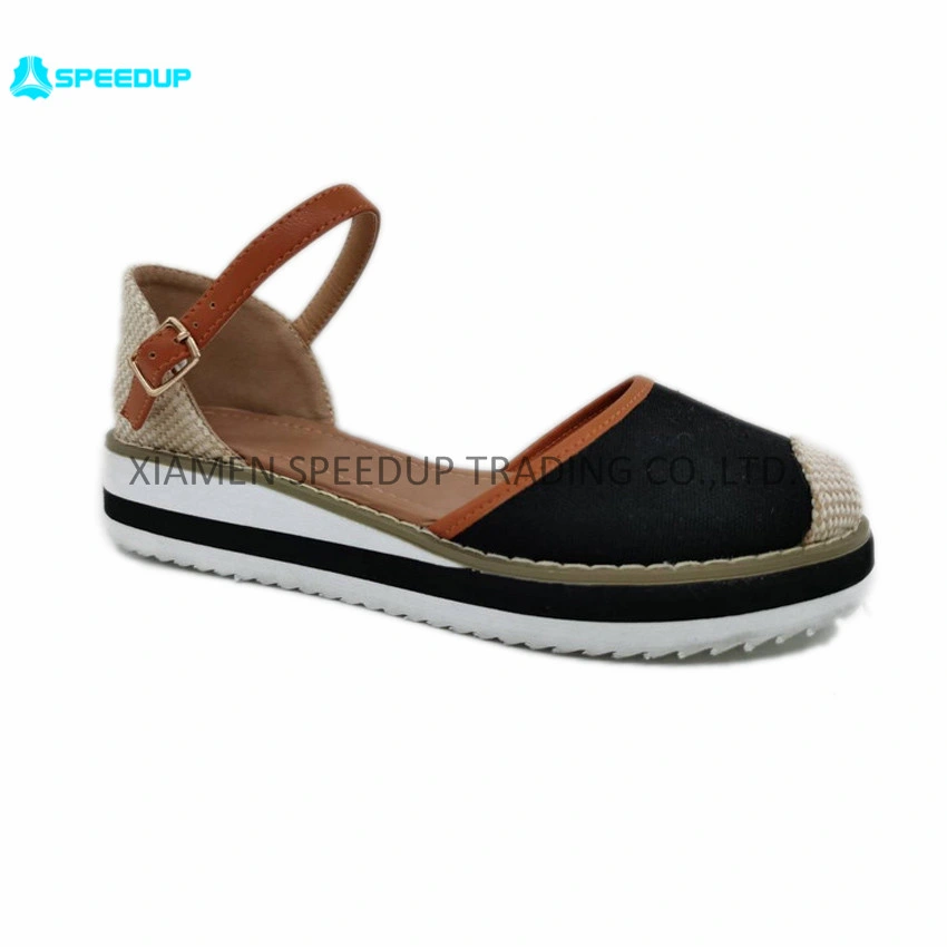 2020 Hot Closed Toe Rainbow EVA Sole Wedge Women Sandals